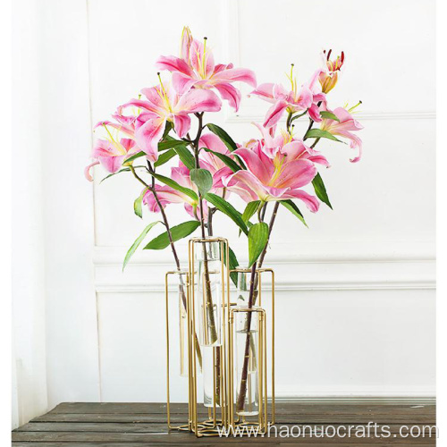 Creative flower arrangement tube vase living room decoration